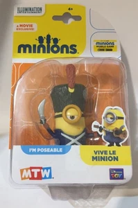 Vive le Minion Figure Minions Francese New Universal Cattivissimo Me C\Foto - Foto 1 di 3