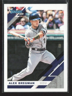 2019 Donruss #182b Alex Bregman grey uniform - Image 1 of 2