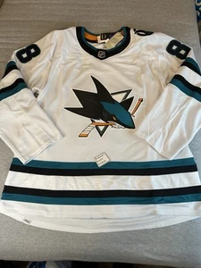 NEU Brent Burns San Jose Sharks Authentic Trikot Adidas 230 $ NHL HS1247 Größe 60 - Bild 1 von 16