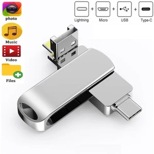 4 in 1 Flash Drive USB Stick Type-C für iPhone Macbook iPad Samsung Android 2TB - Bild 1 von 15