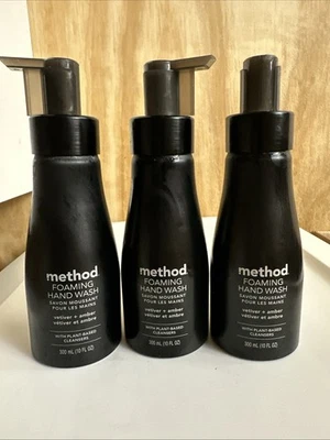 3x Método Lavagem à Mão Vetiver + Âmbar 12 Oz Ea Limpadores à Base de Plantas - Imagem 1 de 2