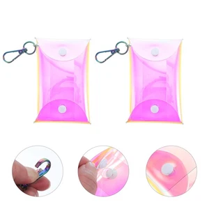 2 Piezas Monedero Estuche para Llaves Mini Cartera Llaves de Viaje Organizador Bolso Pequeño - Imagen 1 de 12