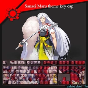 Sesshoumaru Translucent Keycaps Sublimation PBT Animation Creativity Collection - Picture 1 of 9