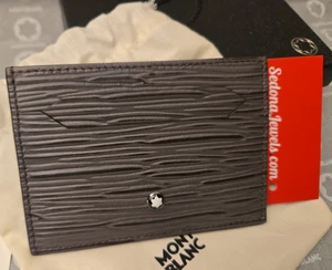 270 $ - Montblanc 198819 4810 Card Holder 5cc Bark Warm Grey - Bild 1 von 5