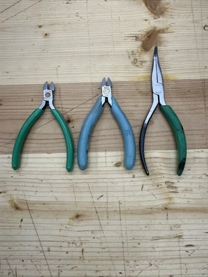 Xcelite плоскогубцы / резаки инструмент лот - ESD безопасный MS54 и CM55G - бриллиант MS54J США - Изображение 1 из 4