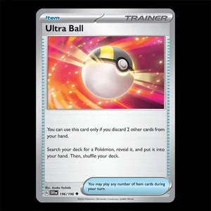 Ultra Ball 196/198 - Scarlet Violet Base Set Pokemon Card - Picture 1 of 1