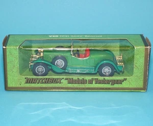 MATCHBOX MODELS OF YESTERYEAR Y-14 1931 STUTZ BEARCAT MIB EURO BOX 1974 LESNE... - Picture 1 of 11