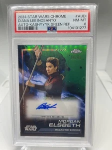 2024 Topps Chrome Star Wars - Diana Lee Inosanto Auto Green 99/99 PSA 8 - Picture 1 of 2