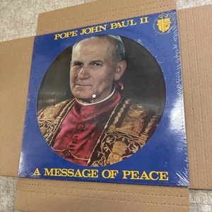 Pope JOHN PAUL II a Message of Peace LP SEALED Picture Disc Canada 1984 - Picture 1 of 1