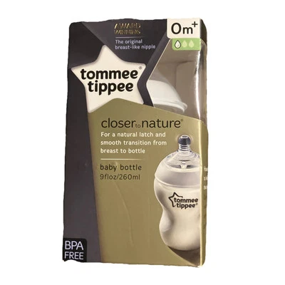 Tommee Tippee Closer to Nature Bottle Unisex 9 oz 522500 Slow Flow  - Image 1 of 4