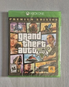 NUOVO! SIGILLATO! Grand Theft Auto V Premium Online Edition - Microsoft Xbox One - Foto 1 di 6