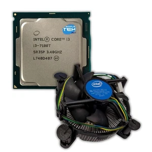 Intel Core i3 7100T SR35P Processor 3,40GHz Socket LGA1151 With Heatsink - Picture 1 of 6