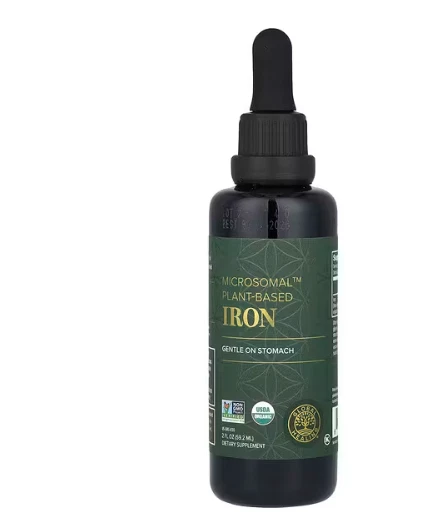 Global Healing Liquid Iron Supplement - 2 Fl Oz Gentle On Stomach Plant Based - Image 1 of 1