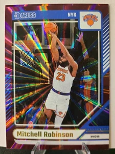 2024-25 Panini Donruss - Mitchell Robinson #91 International Holo Maroon Laser - Bild 1 von 2