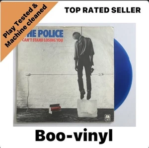The Police - Can't Stand Losing You - 7" Dark Translucent Blue Vinyl EX / VG+ - Picture 1 of 8