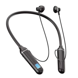 Drahtlose Bluetooth Nackenbügel Kopfhörer Mikrofon Headset Stereo Ohrhörer Ohrhörer USA - Bild 1 von 24