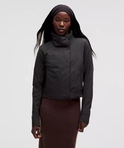 Chaqueta Lululemon Sleek City Primaloft Talla 8 Negra Nueva - Imagen 1 de 9