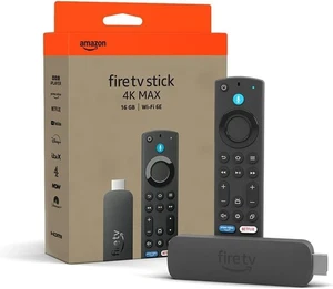 Amazon Fire TV Stick 4K Max (neueste Generation), unterstützt Wi-Fi 6E, UK NEU - Bild 1 von 7