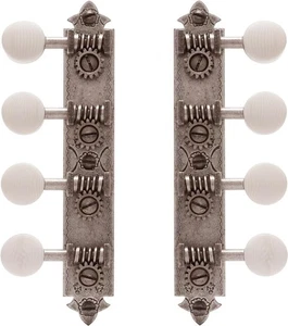 Golden Age A-Style Mandoline Stimmgerät, Relikt Nickel mit Elfenbein Knöpfen - Bild 1 von 1