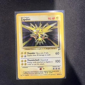 Juego Base JCC Pokémon 2 Zapdos 20/130 Holo Raro - Imagen 1 de 4