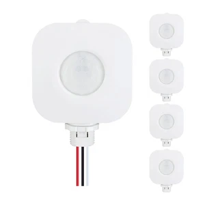 Ceiling Occupancy Motion Sensor Switch, High Bay Fixture Mount 360° Ceiling A... - Foto 1 di 7