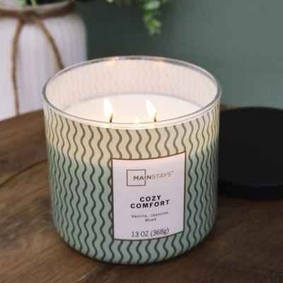 Mainstays 3 фитиля 13 унций уютный комфорт ароматизированная свеча - Изображение 1 из 4