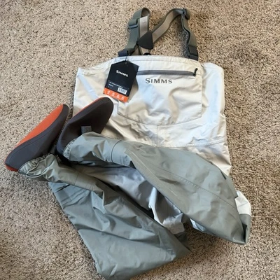 Simms Women's Tributary Waders - Stockingfoot Platinum Size L - Image 1 of 4
