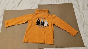 Maggie & Zoe Halloween TRICK OR TREAT SMELL MY FEET kids Orange Turtleneck Size4 - Picture 1 of 4
