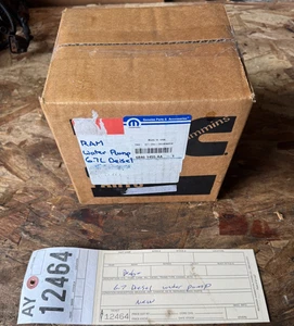 NEW 2001-2012 Dodge RAM 6.7 Diesel Engine Cooling Water Pump MOPAR 68461455AA - Picture 1 of 8