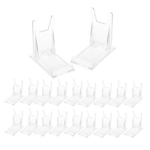 20 Pack Display Stands, Acrylic Plate Holder, Acrylic Book Stand, Plate Stand... - Picture 1 of 7