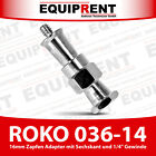 Roko 036-14 16Mm Spigot Hex Adapter With Hex 1/4 " External Thread (Eqy42)
