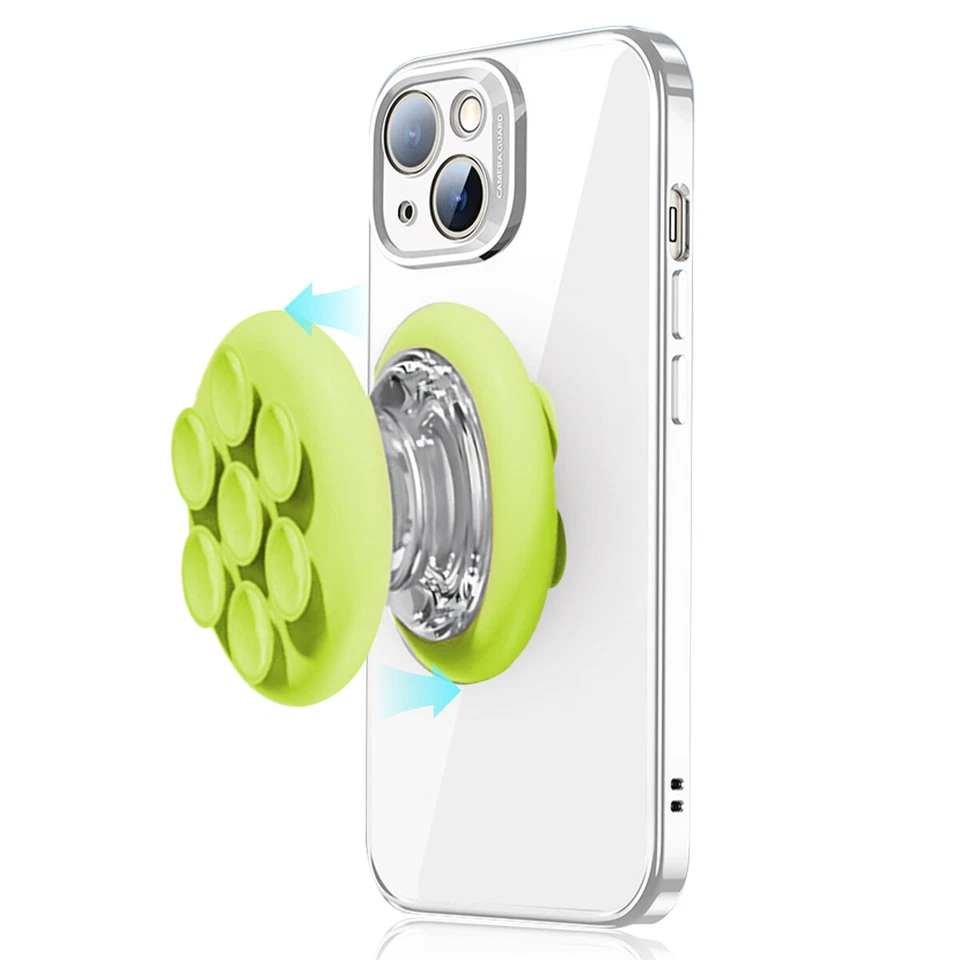 Suction Cup Phone Case Mount Double-Sided Silicone Sticky Phone Stand Holder - Image 1 of 4