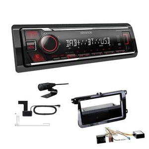 Kenwood DAB Receiver Radio Bluetooth für Skoda Octavia II Facelift piano Canbus - Bild 1 von 5