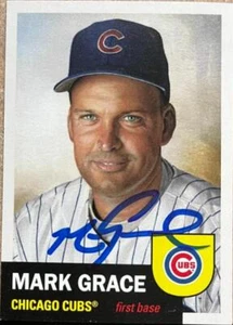 Mark Grace Autographed 2025 Topps Living #801 PR1547 Artist: Angel S. Aviles - Picture 1 of 1