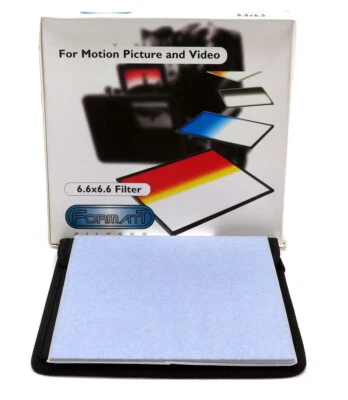 Formatt Hitech 6x6" 6.6x6.6" 80C blue color conversion filter 4mm BF 6x6-CTC80C4 - Image 1 of 2