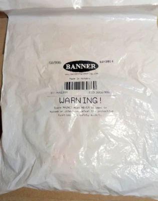 Banner Engineering SI-MAG3SM Magnetic Safety Interlock Switch 30mm, 3056986(New) - Image 1 of 4