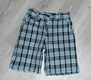 Boy's NIKE Better World   Plaid Shorts  100% Cotton Size 8 - Picture 1 of 3