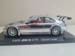 769 SCALEXTRIC FLY COCHE BMW M3 GTR EDICION CROMO E281 REF 88040 SLOT CAR - Imagen 1 de 3