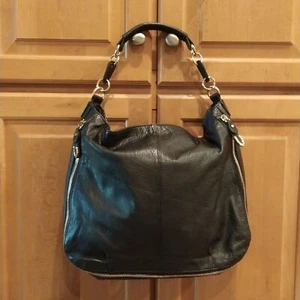 Charles David Large Leather Hobo Bag EUC - Picture 1 of 9
