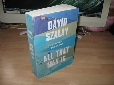 David Szalay Signed Dated uncorr proof All That Man Is Booker Prize Winner Flesh - Image 1 of 4