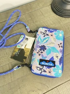 Kavu Go Time Crossbody Geldbörse Glacier Blossom Neu mit Etikett - Bild 1 von 15