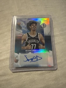 2025-26 Topps Ben Saraf Contemporary Marks Rainbow Foil Auto Rc Brooklyn - Bild 1 von 2