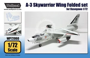 Zestaw dodatków A-3 Skywarrior Wing Folded set Wolfpack WP72060 skala 1/72 - Imagen 1 de 3