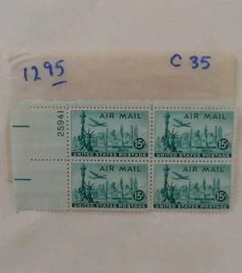 O36# US Stamp Block C35- $12.95 - Picture 1 of 1