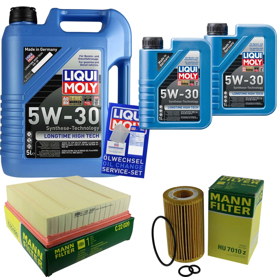 INSPEKTIONSKIT FILTER LIQUI MOLY ÖL 7L 5W-30 für Mercedes-Benz B-Klasse W246 - Bild 1 von 4