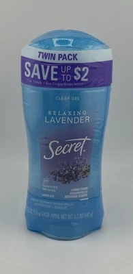 2-PACK Secret Fresh Deodorant for Women Relaxing Lavender Scent 2.6oz - Image 1 of 4