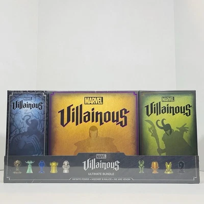 Nuevo Precintado Disney Marvel Villainous Core Juego de Mesa Ultimate Bundle (Paquete de 3) Foto 1 de 4