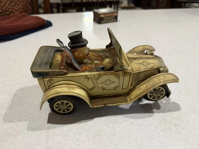 Coche Gooney de juguete de hojalata de colección a batería de los Alpes Japón años 50 *tal cual Ver fotos Foto 1 de 4