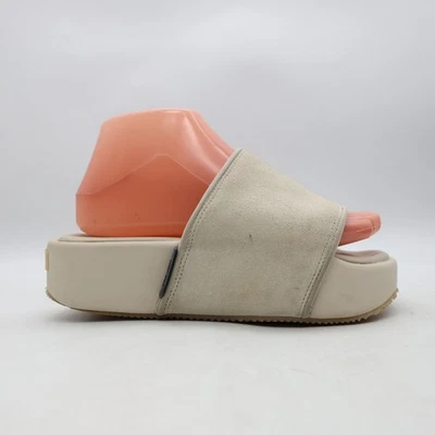 Adidas Y-3 Slide Platform Off White Suede Men’s 5 Women 6 Yohji Yamamoto GW8630 - Image 1 of 4
