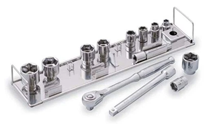 Tone(TONE) SUS Socket Wrench Set S3103S Insertion angle 9.5mm (3/8") Contents 13 - Image 1 of 2